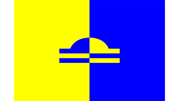 Vlag gemeente Ede Vlag gemeente Ede - in kleur op transparante achtergrond - 600 * 337 pixels
